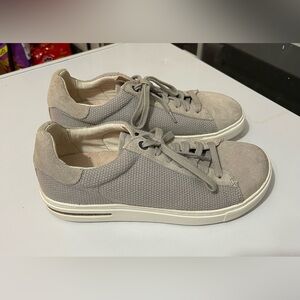 Birkenstock Bend Low canvas and suede sneakers whale gray size 38